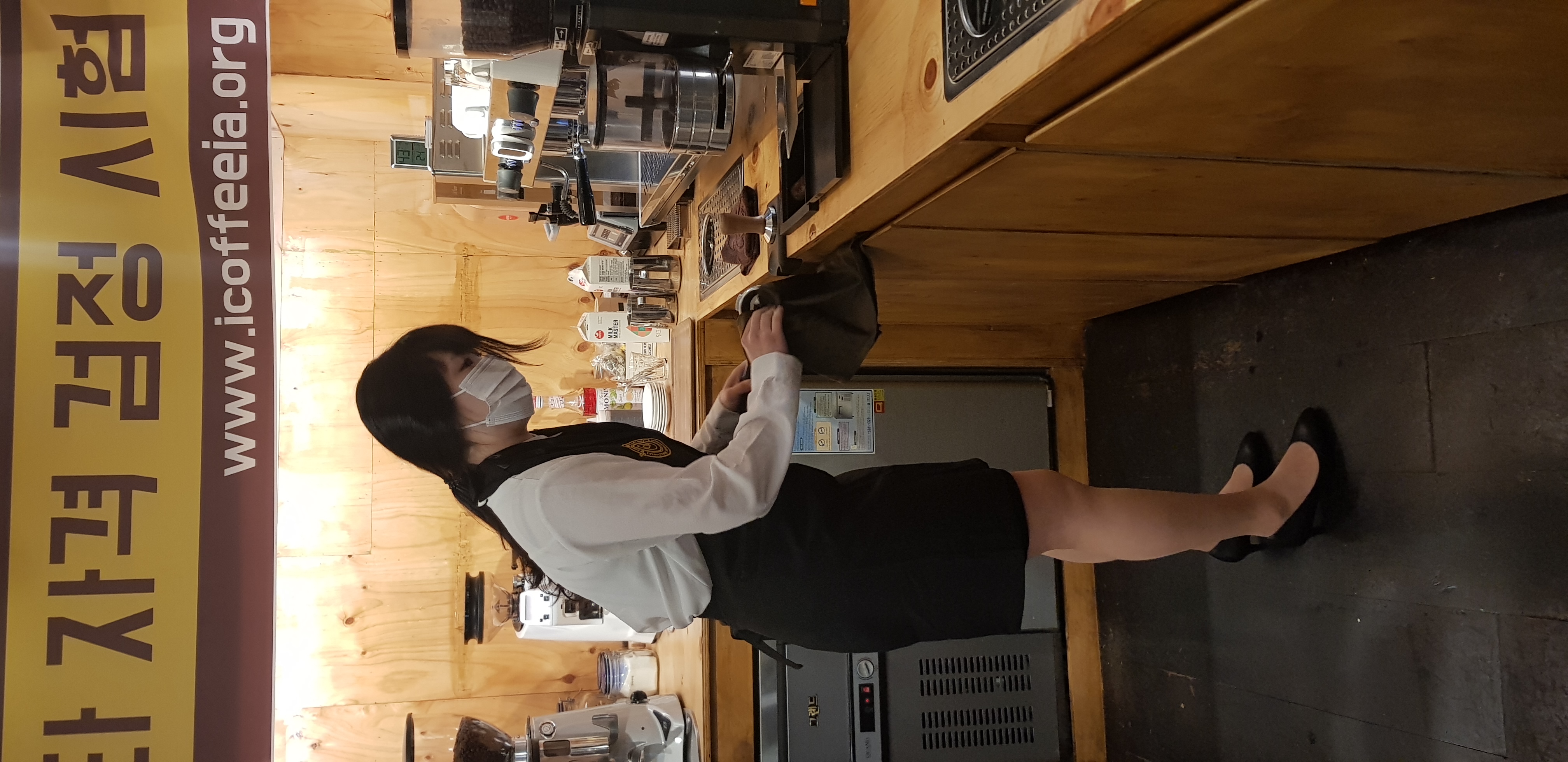 인천중구여성문화회관 바리스타 자격검정시험 현장 소개