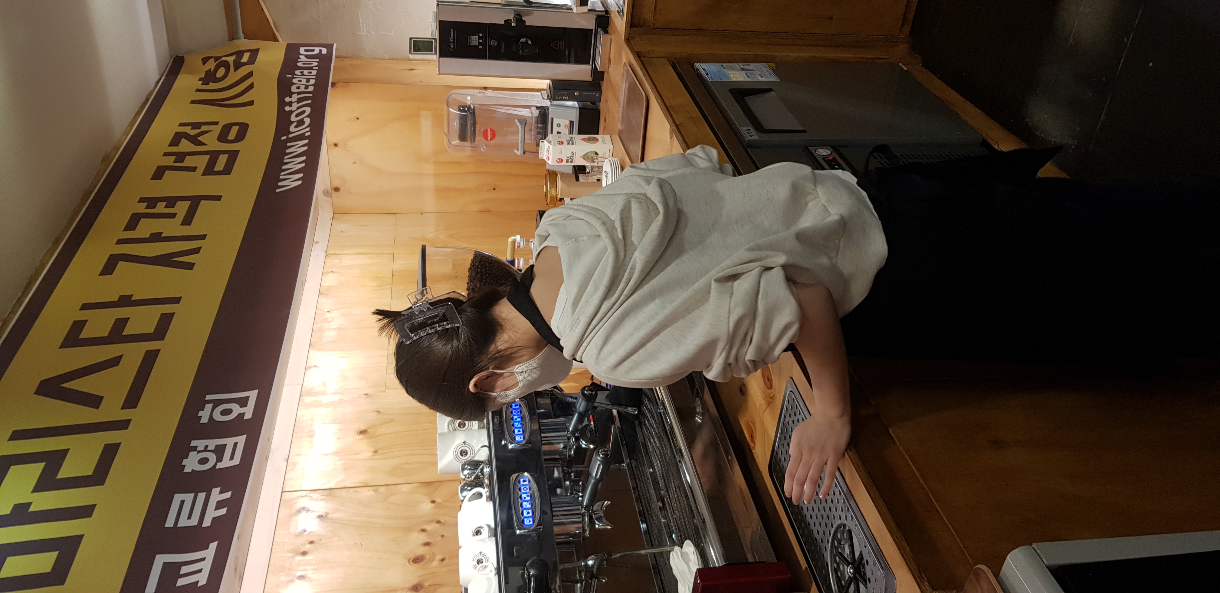 인천중구여성문화회관 바리스타 자격검정시험 현장 소개