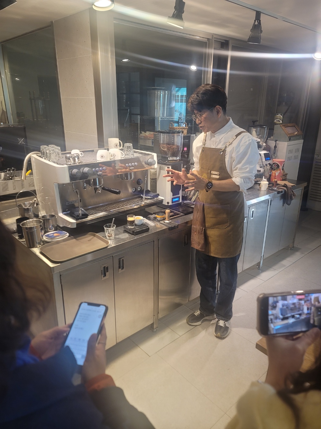 2024년 국제커피교류협회 수도권/중부권 연수교육 현장 모습