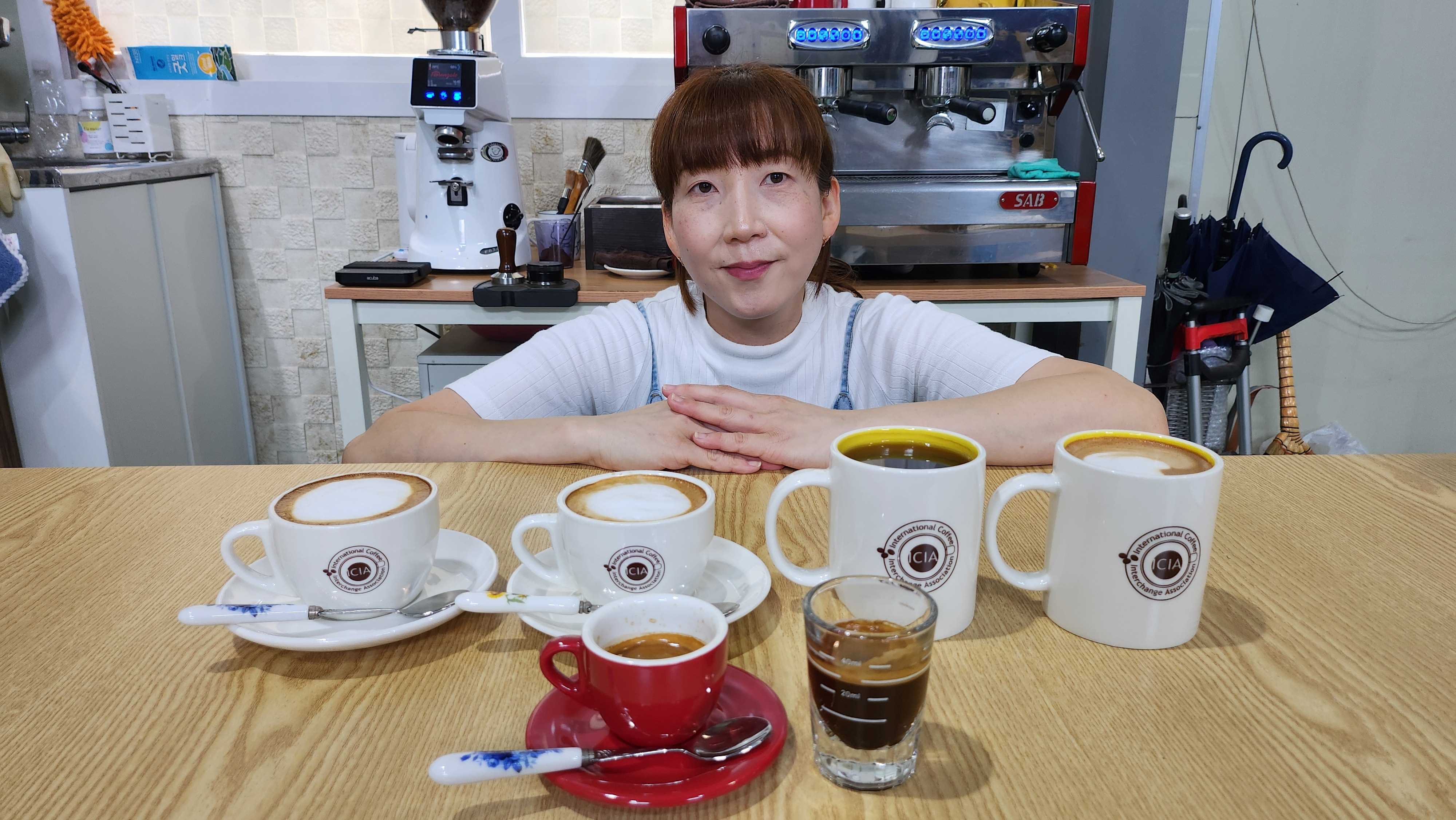 커피 교육의 마지막 과정 [국제커피교류협회 시험공간보기] 2024년 "카페더지니" 편 공개 ♥