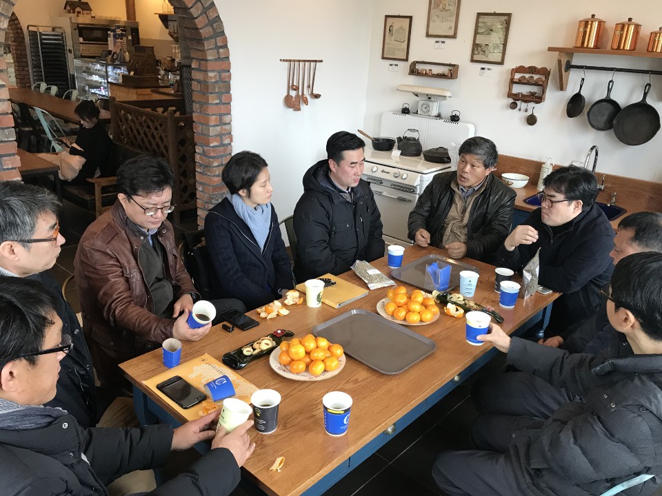 충주커피박물관 방문 임직원 연수 교육 현장