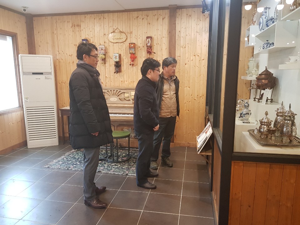 충주커피박물관 방문 임직원 연수 교육 현장